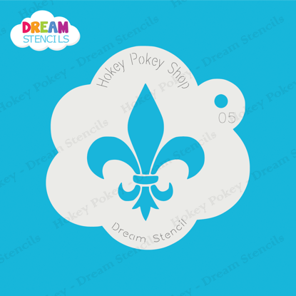 Picture of Fleur de Lis Symbol - Mylar Stencil - 05