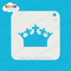 Picture of Fleur De Lis Crown - Mylar Stencil - 12