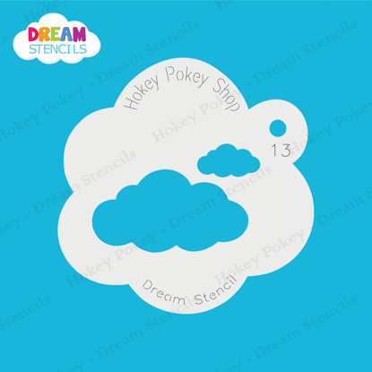 Picture of Clouds - Mylar Stencil - 13