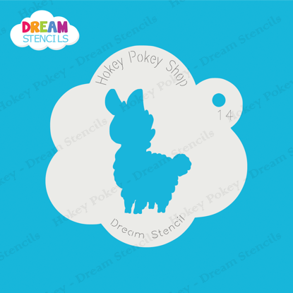 Picture of Baby Llama - Mylar Stencil - 14