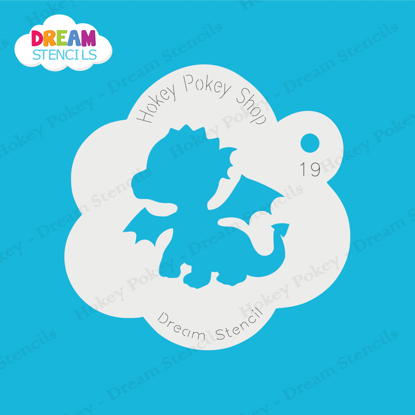 Picture of Baby Dragon - Mylar Stencil - 19