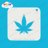 Picture of Marijuana Leaf - Mylar Stencil - 24