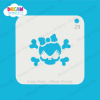 Picture of Cute Skull - Mylar Stencil - 29
