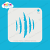 Picture of Scratch Marks - Mylar Stencil - 39