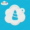 Picture of Baby Unicorn Horn - Mylar Stencil - 42
