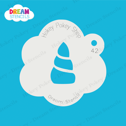 Picture of Baby Unicorn Horn - Mylar Stencil - 42