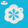 Picture of Festive Snowflake - Mylar Stencil - 44