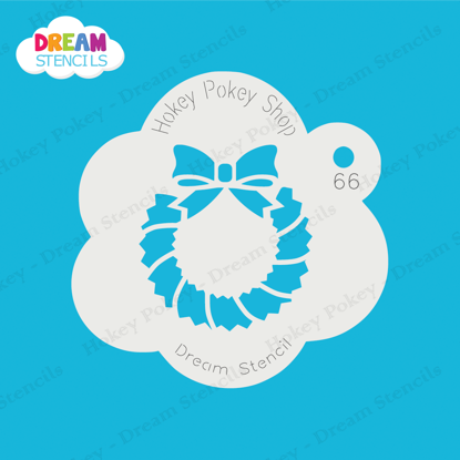 Picture of Christmas Wreath - Mylar Stencil - 66