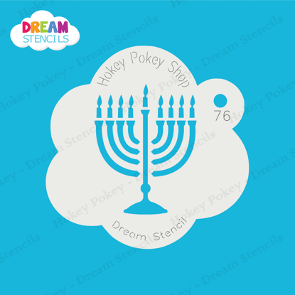 Picture of Menorah - Mylar Stencil - 76