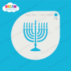 Picture of Menorah - Mylar Stencil - 76