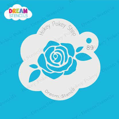 Picture of Blooming Rose - Mylar Stencil - 89