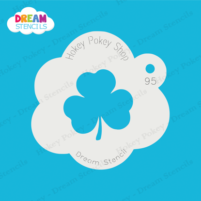 Picture of Three-Leaf Clover (Shamrock) - Mylar Stencil - 95