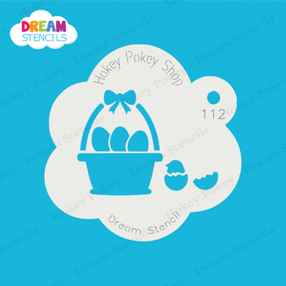 Picture of Easter Basket - Mylar Stencil - 112