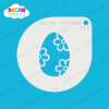Picture of Easter Egg with Flowers - Mylar Stencil - 117