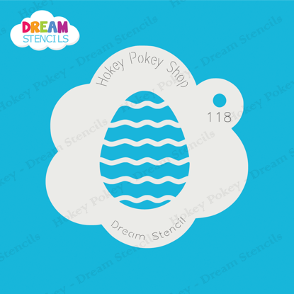 Picture of Easter Egg - Mylar Stencil - 118