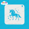 Picture of Magical Unicorn - Mylar Stencil - 124