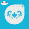 Picture of Maple Leaf With Swirls - Mylar Stencil - 128
