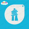 Picture of Inukshuk #2 - Mylar Stencil - 130