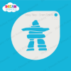 Picture of Inukshuk #4 - Mylar Stencil - 132