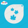 Picture of Cascading Fancy Maple Leaves - Mylar Stencil - 135