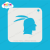 Picture of Indigenous Warrior - Mylar Stencil - 145