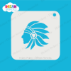 Picture of Indigenous Tribal Chief - Mylar Stencil - 146