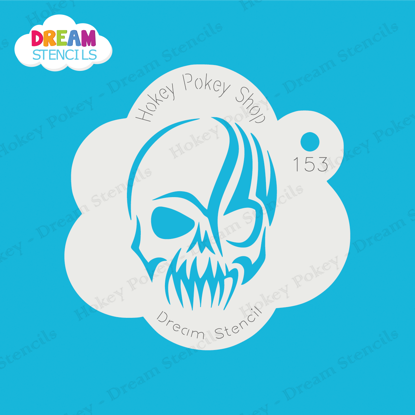 Picture of Tribal Skull - Mylar Stencil - 153