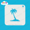 Picture of Single Palm Tree - Mylar Stencil - 157