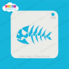 Picture of Fish Bones - Mylar Stencil - 160