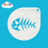 Picture of Fish Bones - Mylar Stencil - 160