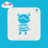 Picture of Pirate Girl - Mylar Stencil - 166