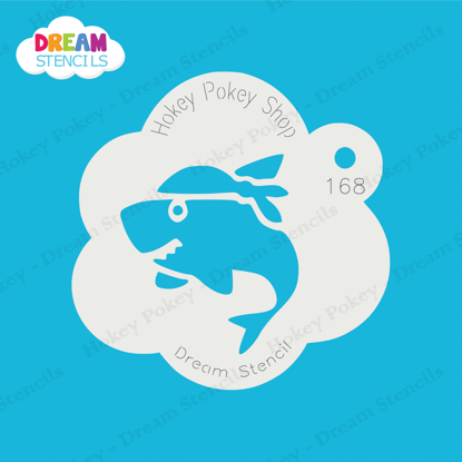 Picture of Pirate Shark - Mylar Stencil - 168