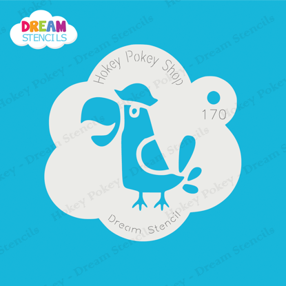 Picture of Pirate Parrot - Mylar Stencil - 170