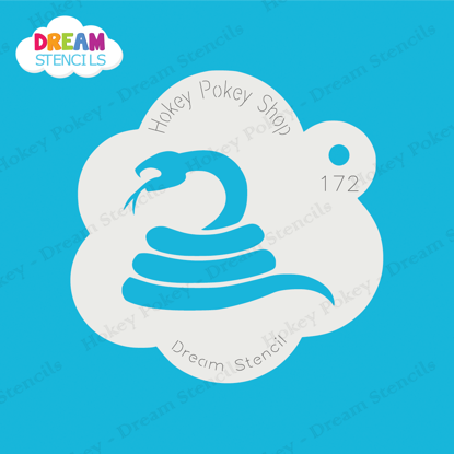 Picture of Hissing Snake - Mylar Stencil - 172