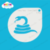 Picture of Hissing Snake - Mylar Stencil - 172