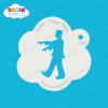 Picture of Walking Frankenstein - Mylar Stencil -181