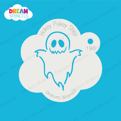 Picture of Flying Ghost - Mylar Stencil - 190