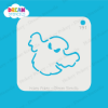 Picture of Spooky Ghost - Mylar Stencil - 191