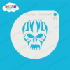 Picture of Tribal Evil Skull - Mylar Stencil - 197
