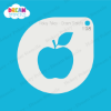 Picture of Apple - Mylar Stencil - 198