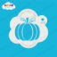 Picture of Pumpkin with Vines - Mylar Stencil - 203