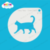 Picture of Walking Cat - Mylar Stencil - 213