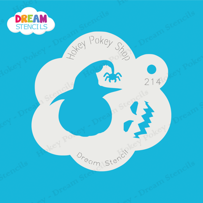 Picture of Wicked Pumpkin - Mylar Stencil - 214