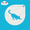 Picture of Stretching Cat - Mylar Stencil - 217
