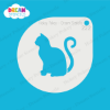 Picture of Sitting Cat - Mylar Stencil - 222