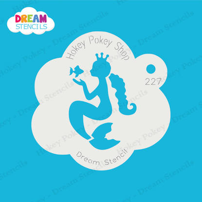 Picture of Mermaid Princess - Mylar Stencil - 227