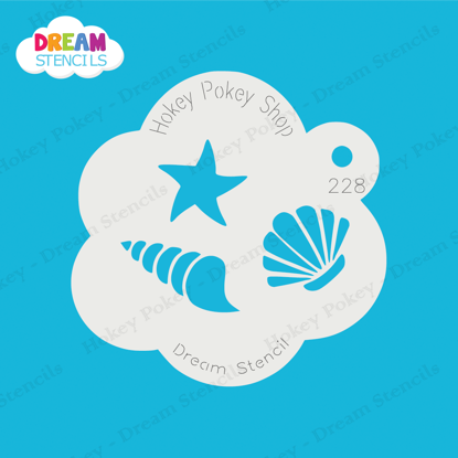 Picture of Sea Shells - Mylar Stencil - 228