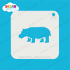 Picture of Hippopotamus- Mylar Stencil - 230