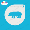 Picture of Hippopotamus- Mylar Stencil - 230