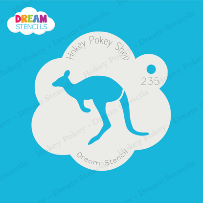 Picture of Kangaroo - Mylar Stencil - 235